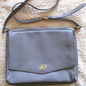 Freshly Picked Classic Crossbody Diaper Bag Gray
